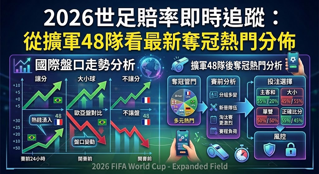 從擴軍48隊看最新奪冠熱門分佈 從擴軍48隊看最新奪冠熱門分佈